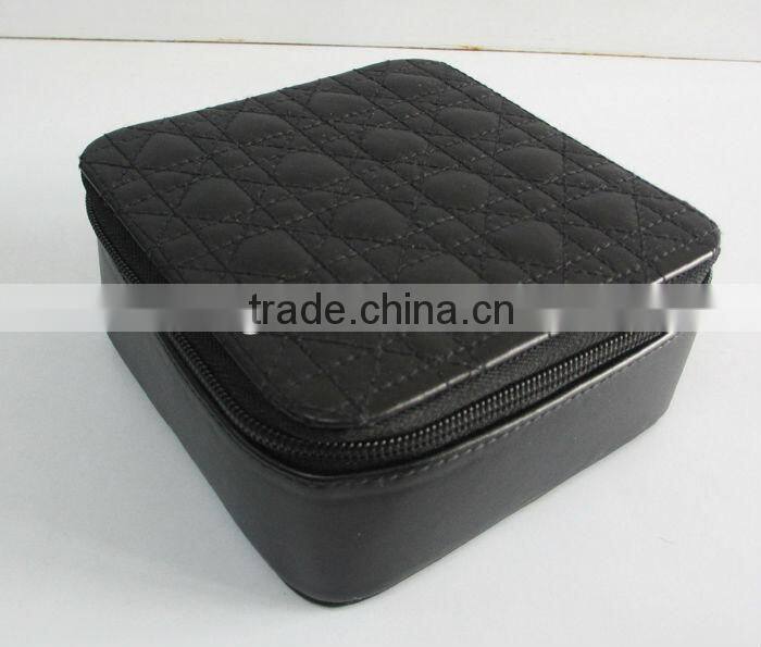 PU quilted cover cosmetic case
