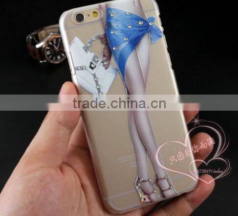 cheap mobile phone case beautiful modern girl hign heel shoes transparent apparel for your smartphone china market of electronic