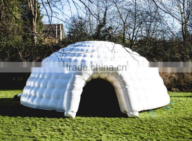 8m dia giant Inflatable igloo tent 8m inflatable marquee