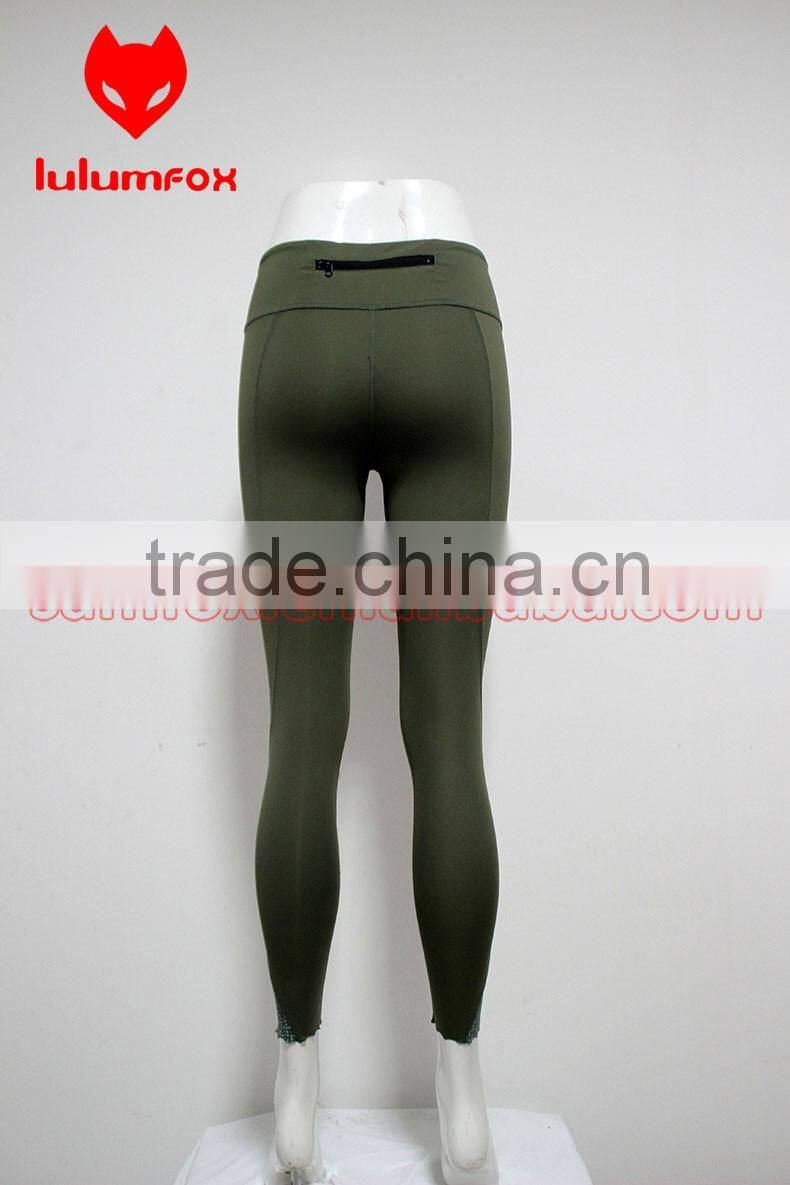 0040-1 OEM Tight Reflective 92%NYLON 8%SPANDEX wholesale women designer capri pants