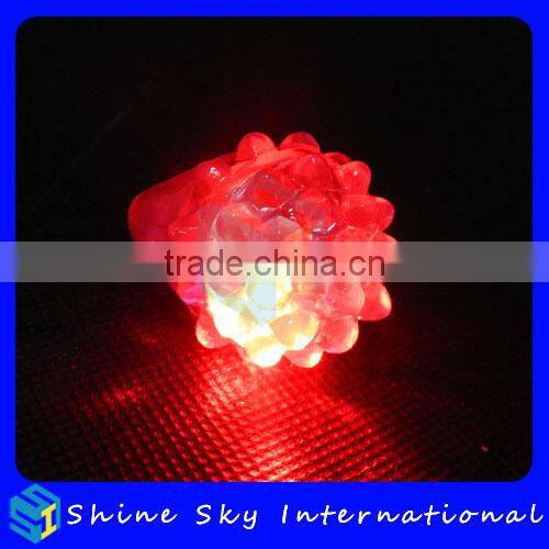 Hot selling TPU rubber ring flexible led ring party supplies led novelty
