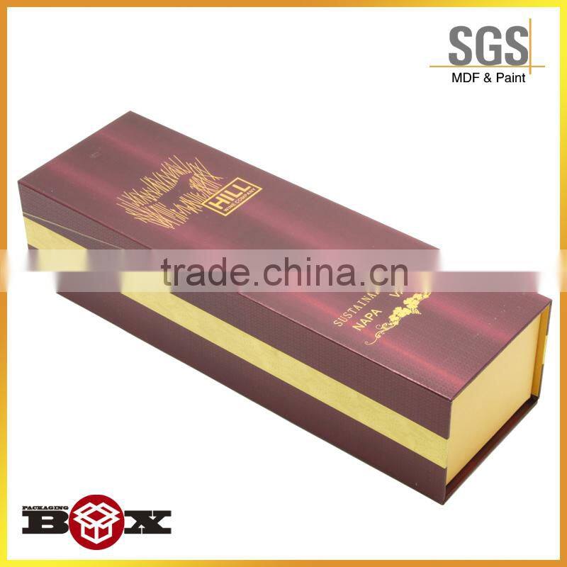 high quality luxury empty champagne flute gift box