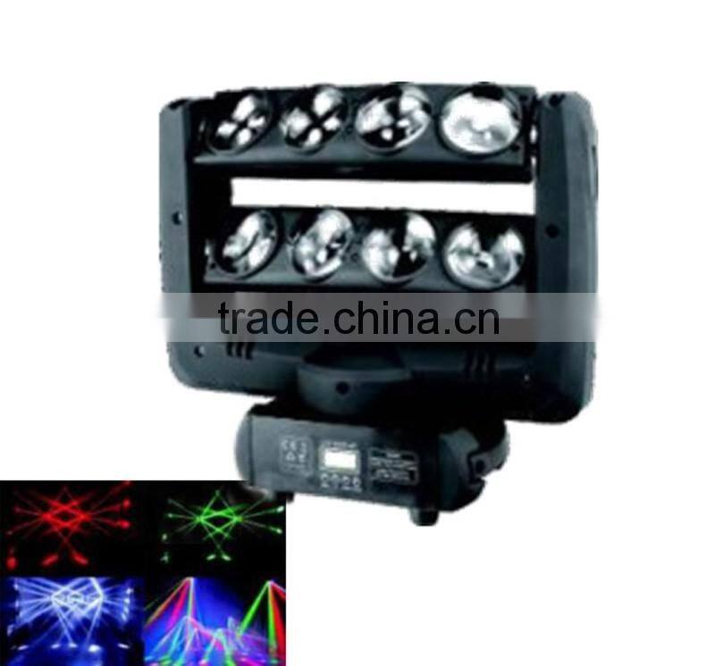 LED Spider Moving Head Light, Source: 9*10-Watt RGBW LEDs