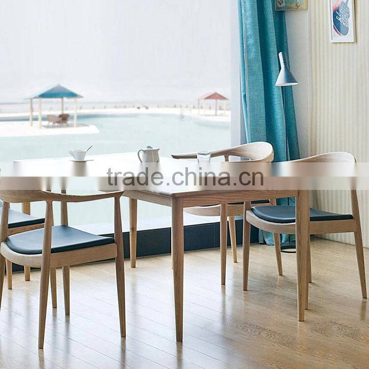 The Kennedy President Election Replica Wood Hans Wegner chair designer wood dining chair