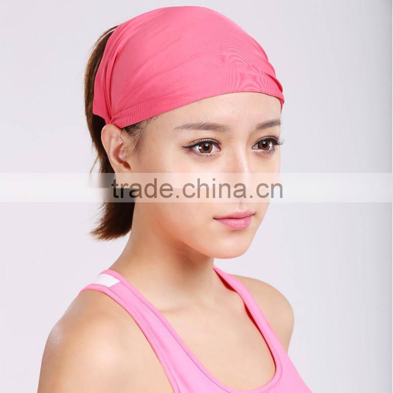 Fashion Elastic Girls Custom Yoga Headband