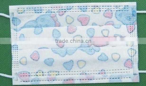 Disposable Blue Earloop Nosefoam Procedure 3-ply Face Mask