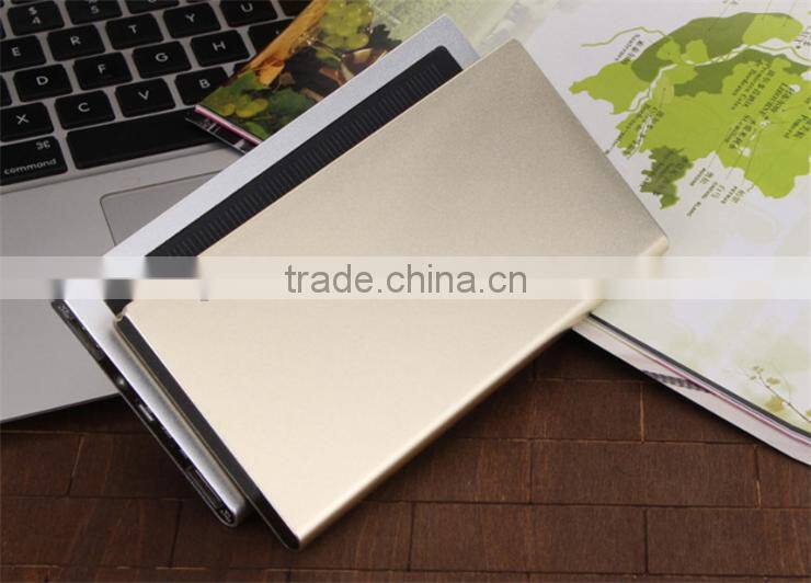 Real 10000mah high efficiency charger solar power bank for cellphone