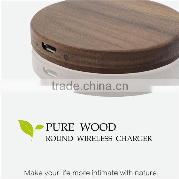 2016 New Products Custom Wooden High Quality For Wireless Charger.