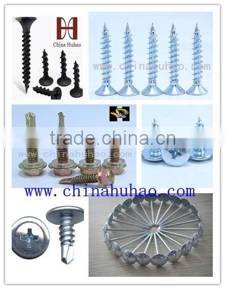 2016 NEW UPDATE phosphated black wafer head self tapping screw wood screw