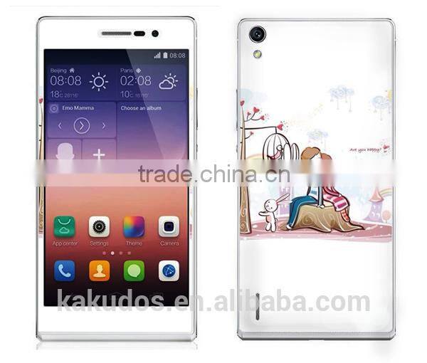 Factory Wholesale Waterproof Skin Sticker for Huawei Ascend P7