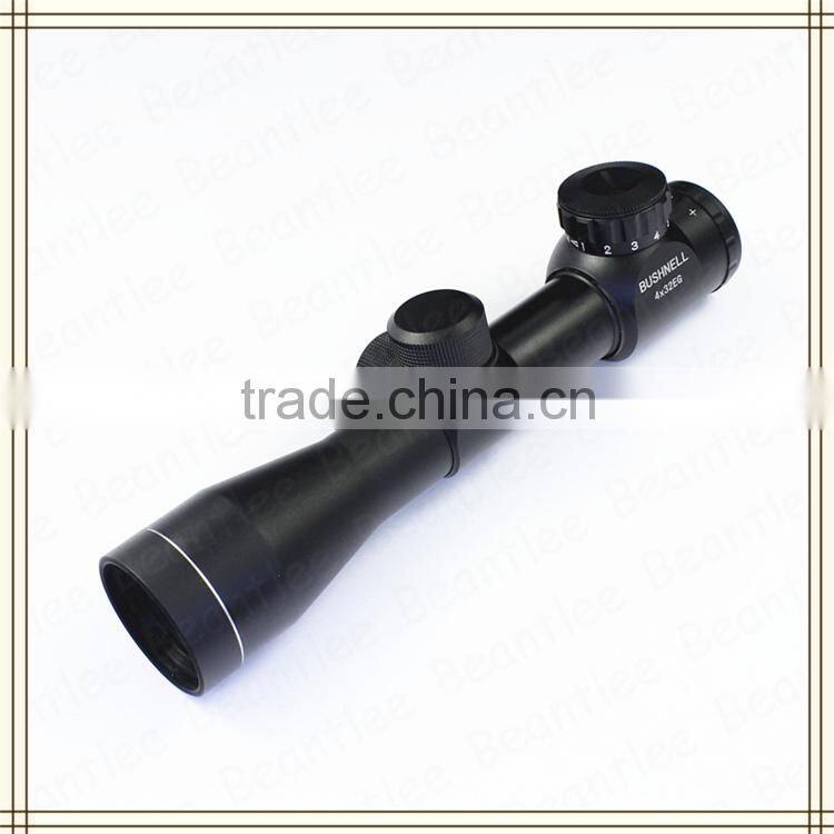 Cheap target rifle scope 4X32EG quick detach scope mount, high power gun hunting scope for sale