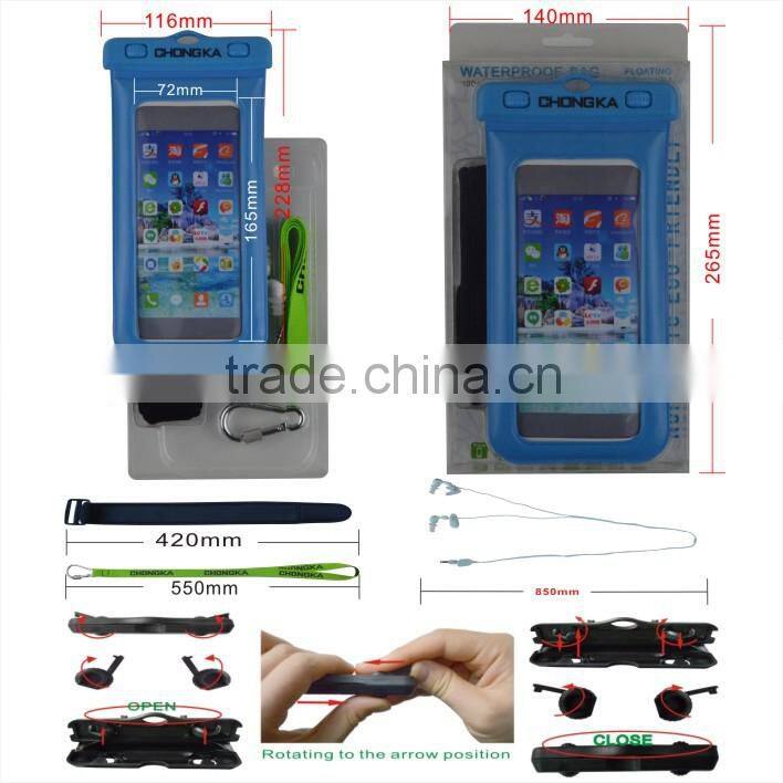 Cheap PVC Sealed Smart Phone Waterproof Bag