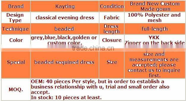 new arrival dress sequins evening dress beaded evening dresses braces skirt beautiful ball gowns 6675