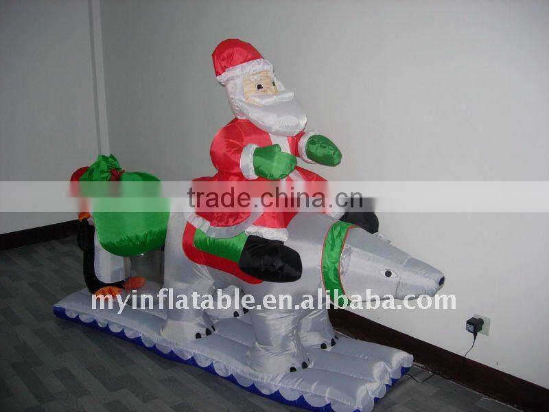 Inflatable Christmas reindeer yard decaotion