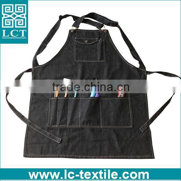 china factory wholesale custom tool apron made from denim jeans