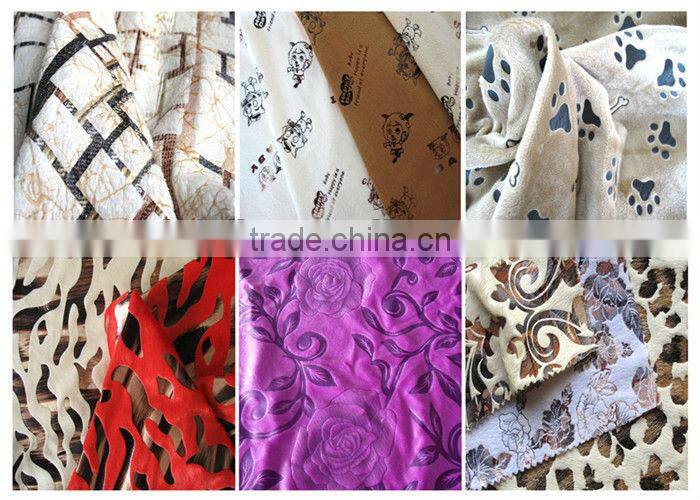 100% polyester super soft velvet for sofa,toy