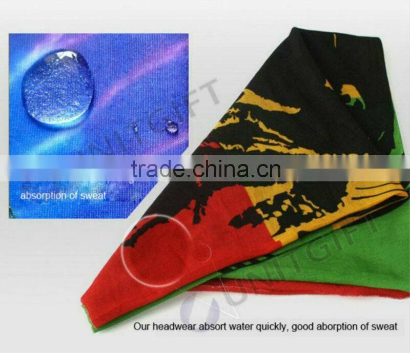 Custom Microfiber Polyester Outdoor Seamless Tube neck tube bandana