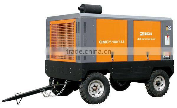 10m3/min mobile diesel air compressor