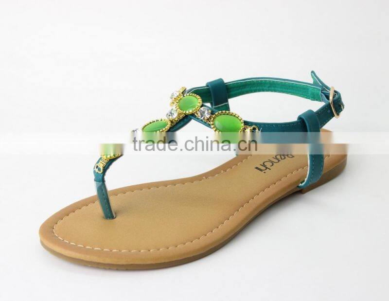 Best selling wholesales women fashion fancy flat sandals
