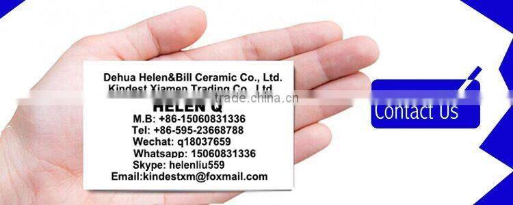 DIY gifts unpaintd white ceramic bisque santa with pigment and brush