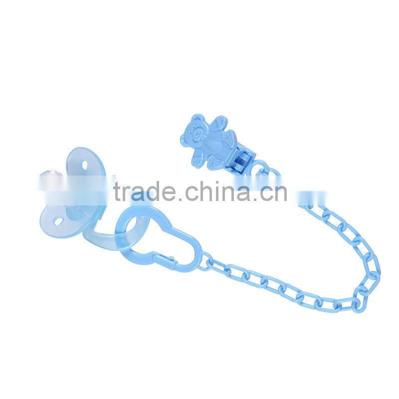 2pk wholesale smile bear pp baby pacifier clip