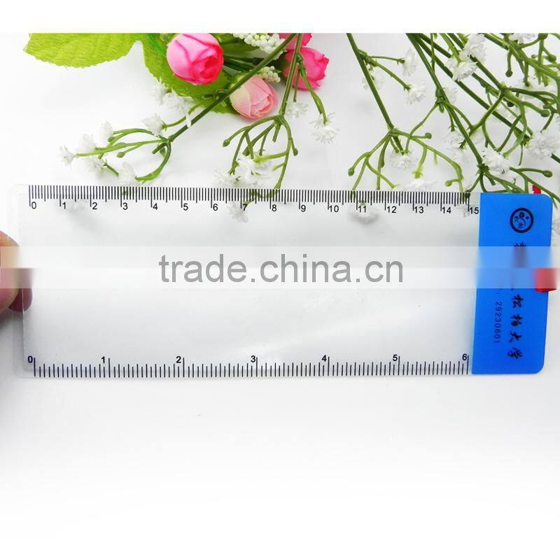 Cheap pvc magnifier plastic business card magnifier