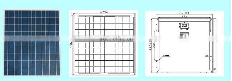 20W-90W Polycrystalline solar panels with Hight quality material