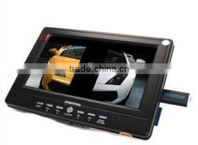 7 inch TFT LCD Card Video Player For Advertisement