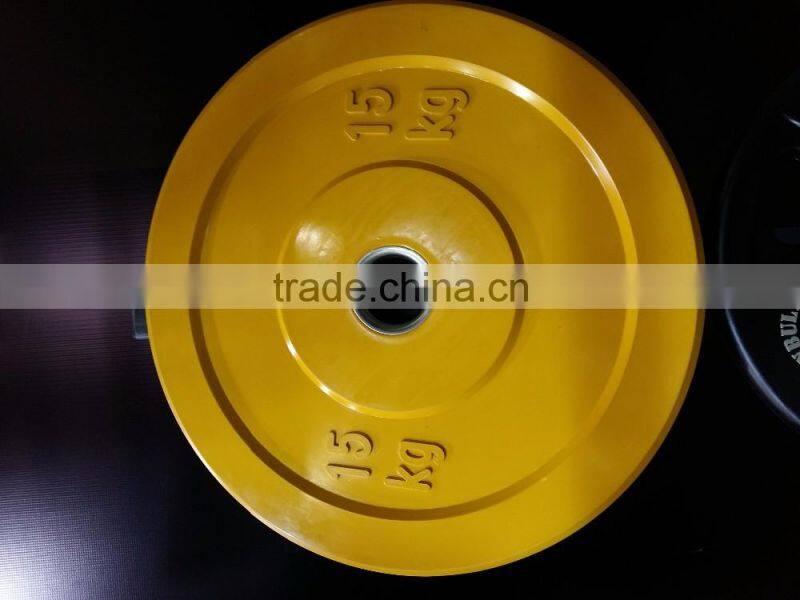 crossfit colorful rubber bumper Plates