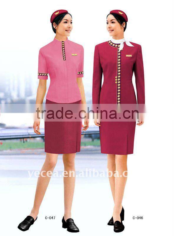 Stewardess Airline Uniform for stewardess(AL-008)