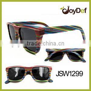 FREE SAMPLE Newest Retro design PC Baboom Sunglasses with PC frame Wooden sunglasses with small order