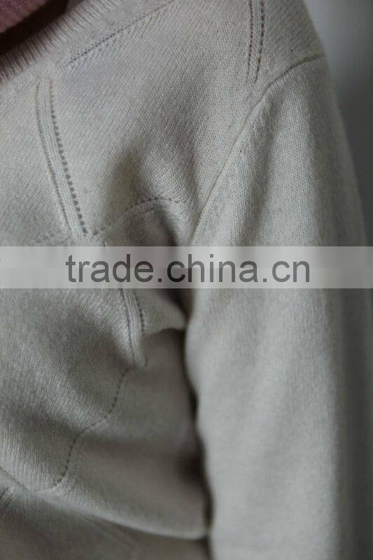 2013 new pure Cashmere V-neck pullover