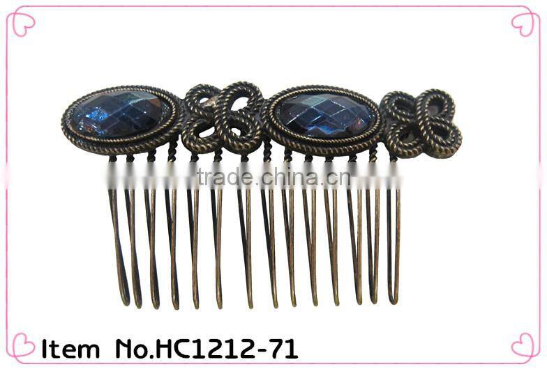Hot sale!!! rhinestone butterfly bridal hair comb for wedding