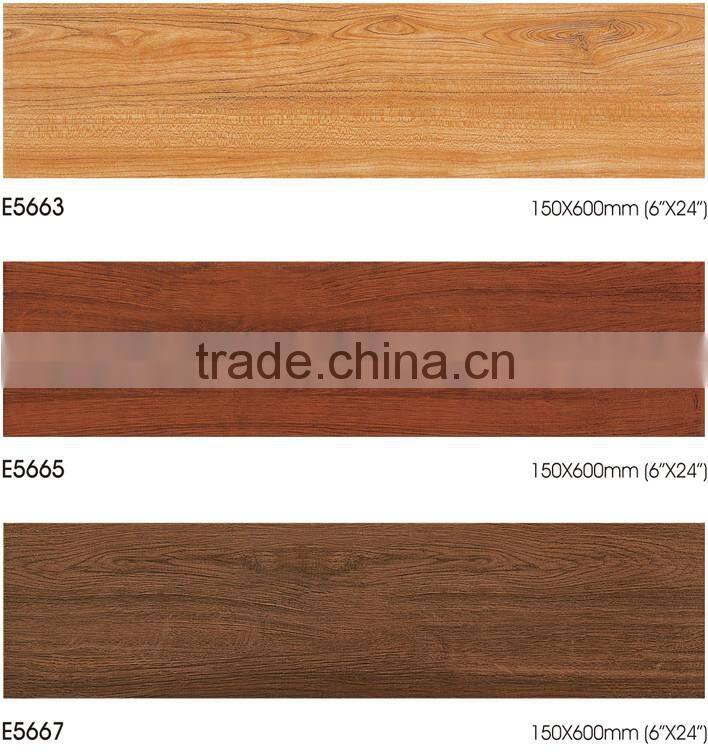 Discontinued Thickness 9mm Hot Sale Lively Wood Look Ceramic Rustic ceramic Tiles