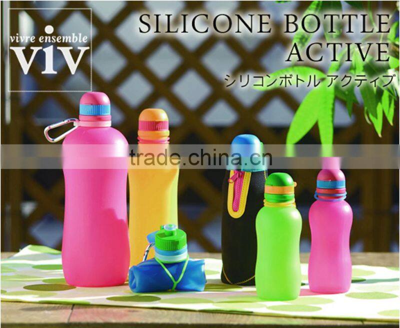 Oversea 2015 New design FOLDING KETTLE / silicone kettle / Folding water bottle
