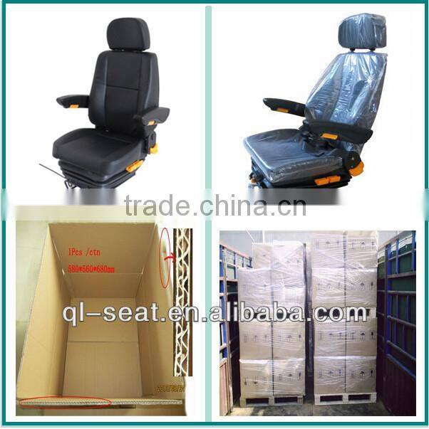 PVC cover back adjustable air suspension/pneumatic Suspension truck seat(YQ30)