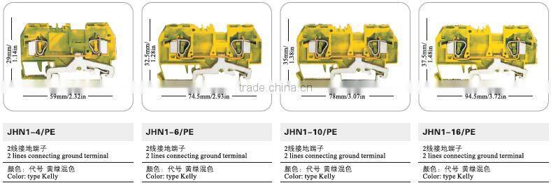 JHN1 OBVERSE/SPRING TYPE TERMINAL BLOCK