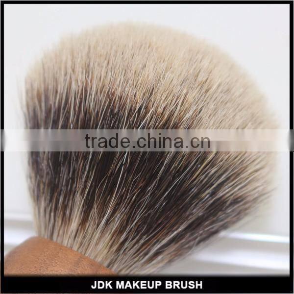 Walnut wooden bulk wood shavings super badger hair shaving brush with luxury gift box