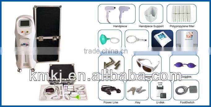 high power no pain 808nm permanent hair removal for salon