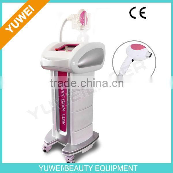 2015 HOT!!! YUWEI 808 nm diode laser hair removal machine