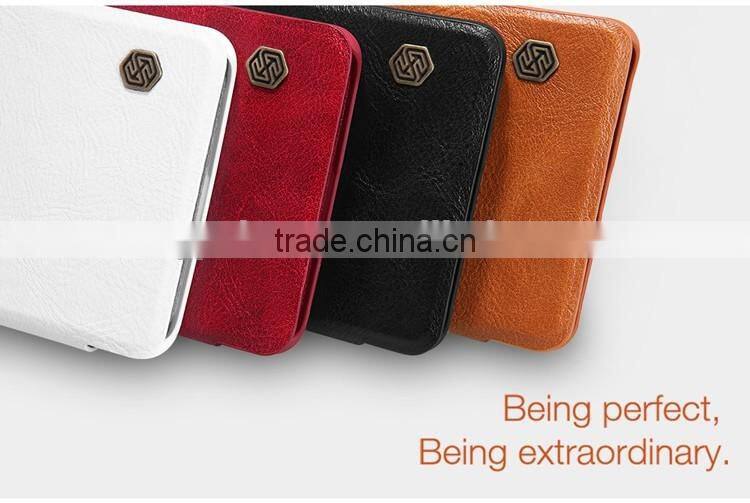 Quality Flip Leather Case For ONEPLUS 3 A3000, NILLKIN Qin PU flip leather phone Case BUSINESS CARD CASE CLASSIC RESTRO