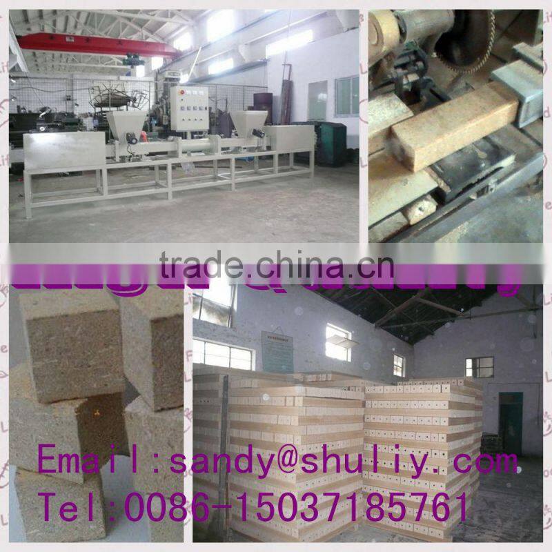 High capacity wood sawdust block press machine