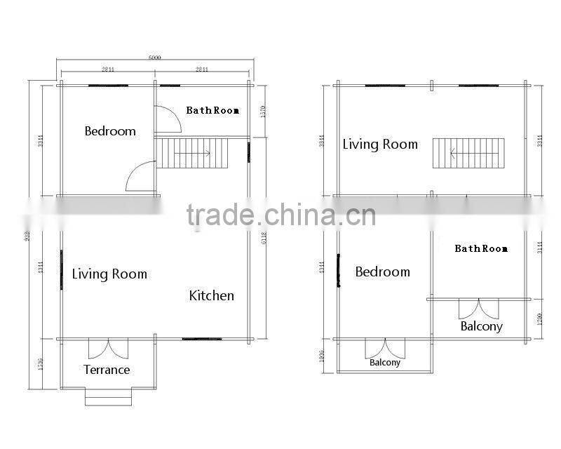Attractive Two Storey Wooden Holiday House