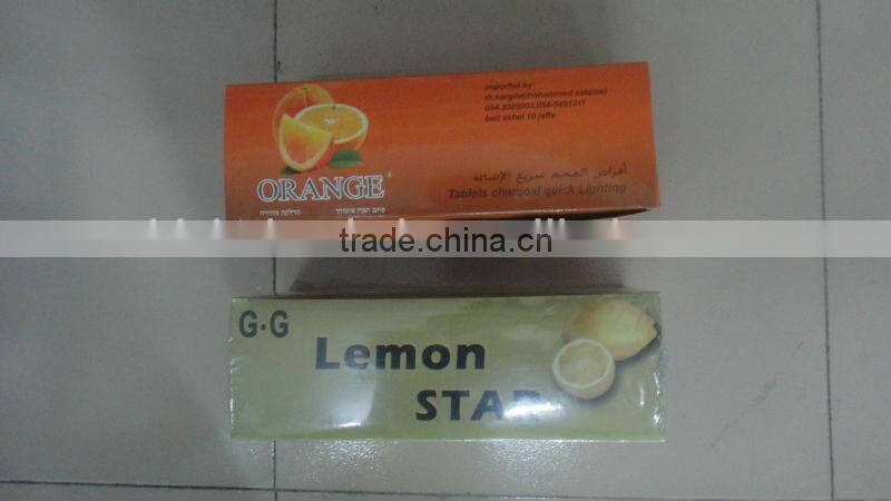 Lemon charcoal for shisha 35mm