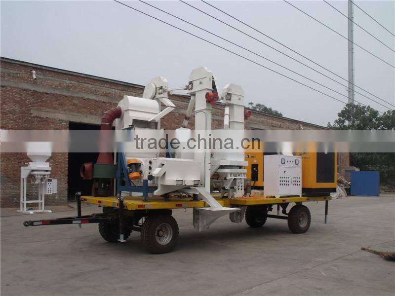 grain seed processing plant cart