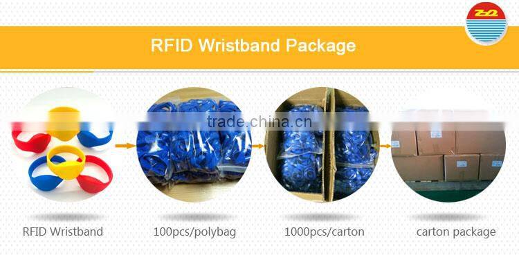HF Rfid Festival Nylon RFID LED Wristband