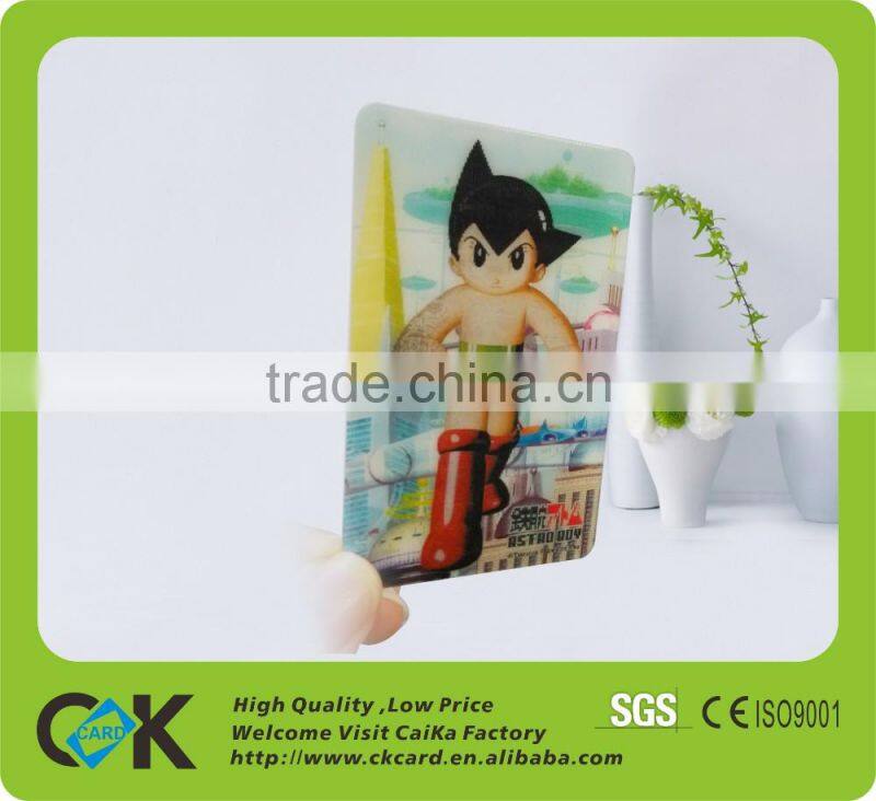 High quality Irregular size fancy and fashion 3D personalized card