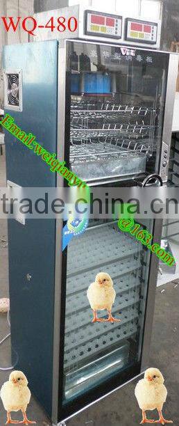Promotion price CE approved WQ-480 used chicken egg incubator for sale