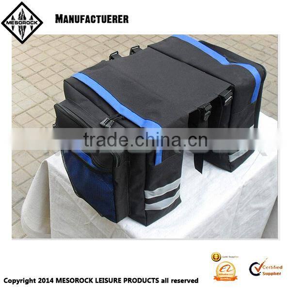 Bike Bicycle Cycling Rear Seat Double Panniers Bag Trunk Rack Pack Pouch