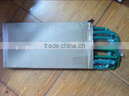 garden tool bag garden rubbish wheelin bin tool with iron wood plastic fabric material